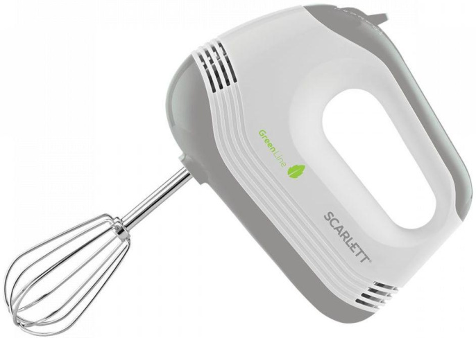 Миксер Scarlett SC-HM40S17, ручной, белый
