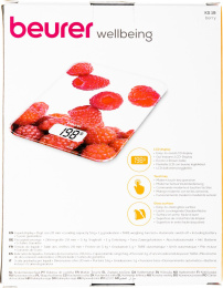 Весы кухонные BEURER KS19 berry,  рисунок