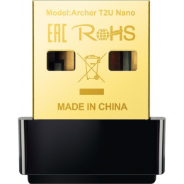 Сетевой адаптер Wi-Fi TP-Link Archer T2U NANO AC600 USB 2.0