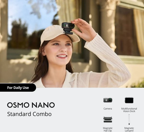 Экшн-камера DJI Osmo Nano Standard Combo 128GB - Activated ONWA03
