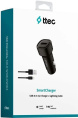 Автомобильное зарядное устройство TTEC 2CKS30LS SmartCharger 2.4A Car Charger с кабелем Lightning. Цвет: черный