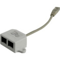5bites LY-SB026B-A Разветвитель сплиттер 1*RJ45 T568A/T568B - 2*RJ45 10/100 BASE-T