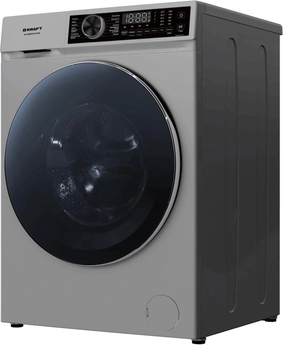 Стиральная машина KRAFT KF-MDDS10124G, с фронтальной загрузкой, 10.5кг, 1200об/мин, с паром, инверторная