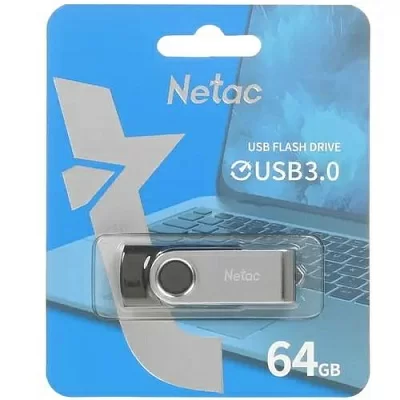 Накопитель Netac NT03U505N-064G-30BK USB3.0 Flash Drive 64Gb (RTL)