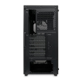 Корпус без блока питания Case HSPD M730, Mesh Mid Tower, Black, TG, 0.4 SPCC, no fans, E-ATX, ATX, mATX, mITX, 155/280/175-200mm, 2x2.5", 2x3.5", 7xPCI, 1xUSB-A 3.0, 2xUSB-A 1.0, 335x193x445mm (M730-TGBK)