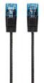 Патч-корд HAMA Slim-Flexible UTP, кат.6, 1.5м, 4 пары, многожильный, черный