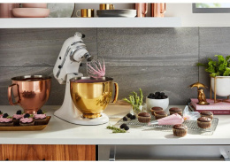 Миксер KitchenAid/ Classic, настольный, с откидным блоком, 4,3 л, белый 5K45SSEWH