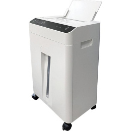 Шредер Office Kit SA60M 1,9х15 белый с автоподачей секр.P-5 фрагменты 60лист. 20лтр. скобы OK1915SA60M