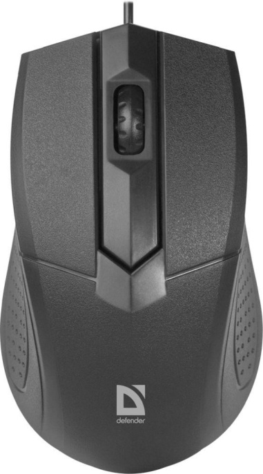 Мышь проводная Defender Optimum MB-270, оптическая, USB, 1000dpi, черный [52270]