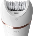 Эпилятор Philips BRE740/11 скор.:2 насад.:8 от аккум. белый