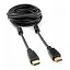 Кабель HDMI Cablexpert 19M/19M, v2.0, медь, позол.контакты, экран, 2 фер.кольца, 4,5м, черный, пакет (CCF2-HDMI4-15)