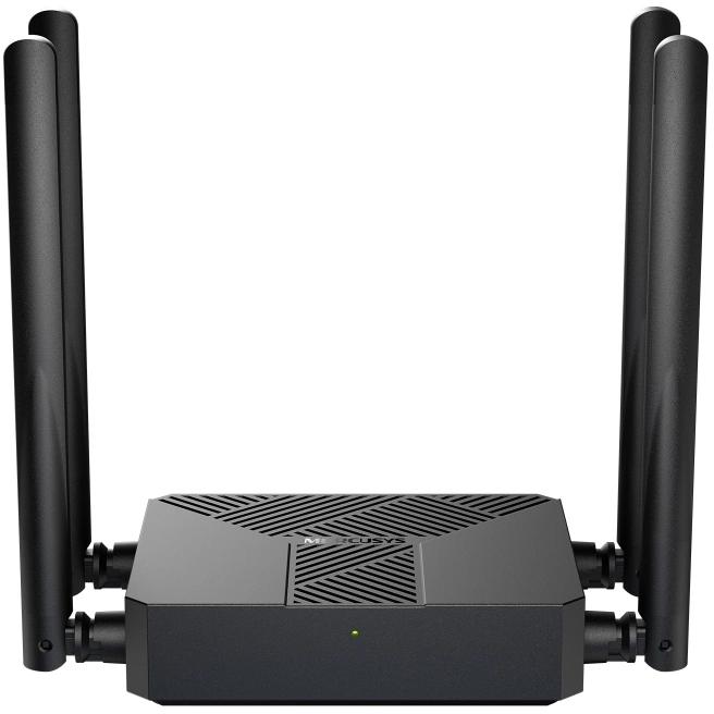 Роутер беспроводной Mercusys MR62X AX1500 10/100/1000BASE-TX черный