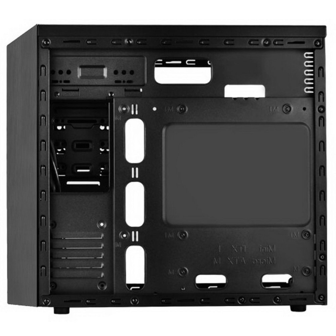 Корпус Silverstone SST-PS16B Precision Mini Tower Micro ATX Computer Case, quiet, black (G410PS16B000020)