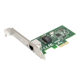 Сетевой адаптер ExeGate EXE-i210AT (PCI-E x1 v2.0, порт 1xRJ45 (медный), 10/100/1000Mbps, Gigabit Server NIC Intel Chipset WGI210AT) EX283723RUS