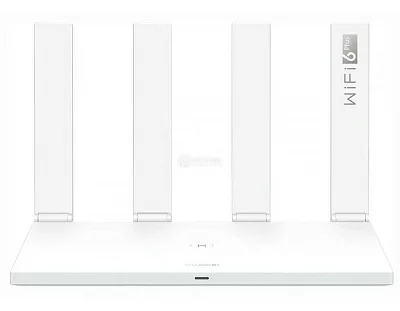 Маршрутизатор (роутер) Huawei AX3 WS7100 53030ADU, 100/1000, 3xLAN, 1xWAN, WiFi 802.11ax до 2976 Мбит/с (2,4 и 5 ГГц), Белый
