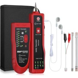 Тестер-трассоискатель для тестирования кабеля 5bites UTP/FTP/STP RJ45, TEL RJ11/12 LY-CT025