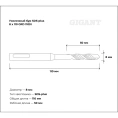 Бур усиленный SDS-plus (8x110 мм) Gigant GRD 11051