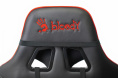 Кресло игровое A4Tech Bloody GC-400 черный/красный с подголов. крестов. пластик черный