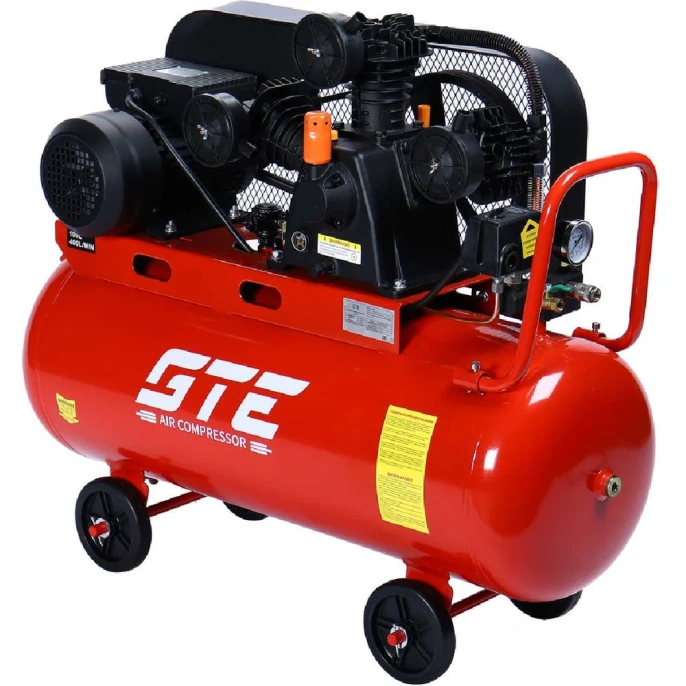 Компрессор поршневой GTE (с ременным приводом, 220 В, ресивер 100 л, 400 л/мин, -MR4100400B) 219465