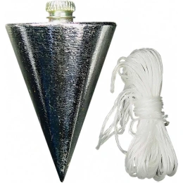 Отвес конусный 100 г; шнур 5 м MATRIX 84831