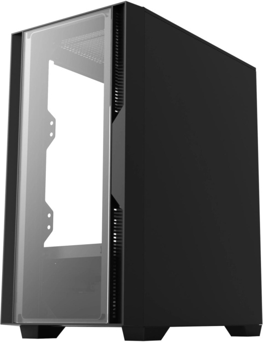 Корпус mATX BLOODY CC-123, Mini-Tower, без БП,  черный [cc-123-bk]