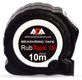 Рулетка строительная Ada RubTape 10 дл.полотна 10м изм.шкала в см зацеп простой черный А00154