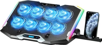 Подставка для ноутбука с активным охлаждением EVOLUTION LCS-07 RGB
