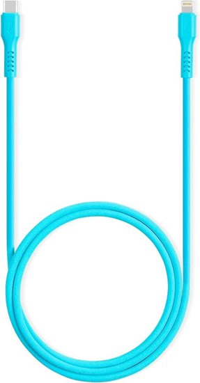 Кабель ttec 2DK60NM USB Type-C - Lightning (1.2м, голубой) USB 2.0 Type-C/Lightning, голубой, длина 1.2 м