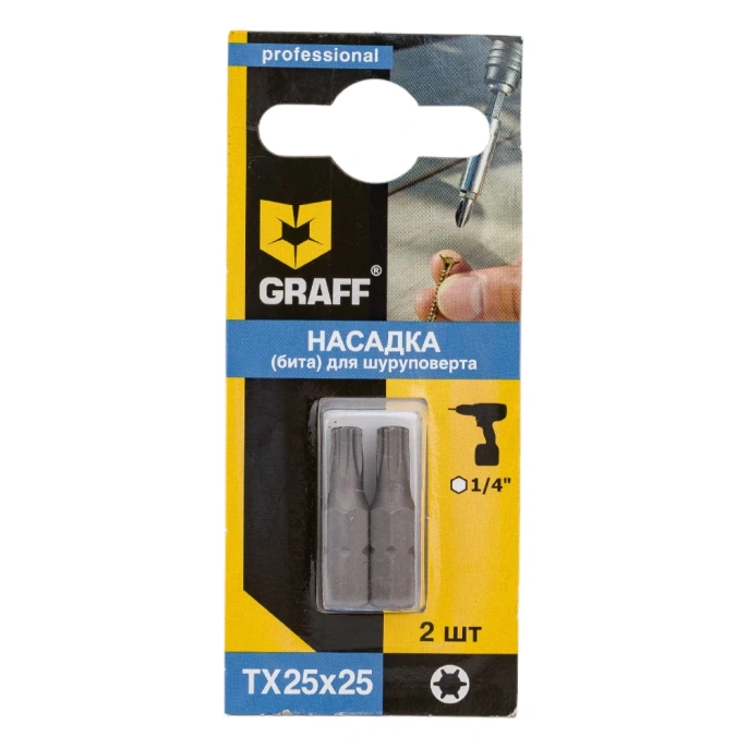 Бита GRAFF TX 25x25 мм 33525 332525