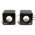 Dialog Colibri AC-04UP BLACK-RED {акустические колонки 2.0, 6W RMS, питание от USB}