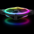 Кулер для корпуса ПК/ Case Cooler NZXT F140 RGB Duo 140x140x25mm, 4-pin PWM, RGB, 84.75CFM, 36dBA, 1800RPM, Black RF-D14SF-B1