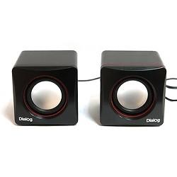 Dialog Colibri AC-04UP BLACK-RED {акустические колонки 2.0, 6W RMS, питание от USB}