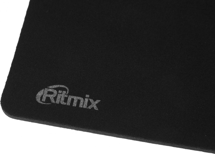 Коврик для мыши Ritmix MPD-010 (S) черный, ткань, 220х180х3мм [15119427]