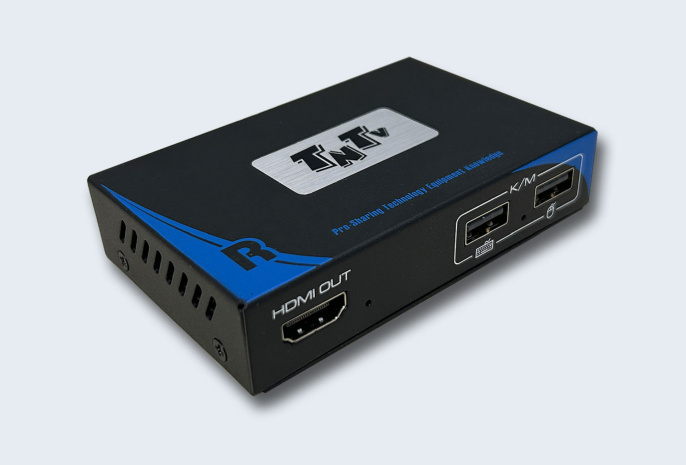 TNTv/TNT MMS-701H Удлинитель, KVM USB HDMI, 120 м., 1xUTP Cat5e, макс.разр.1920х1080 60Hz 100м Cat5e;120м Cat6/6a, HDMI+USB A 2xUSB A, DC 5V