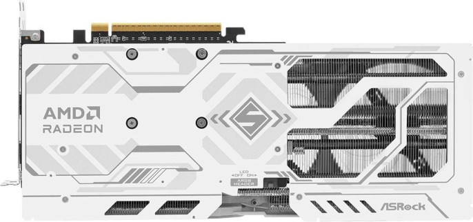 Видеокарта ASRock AMD Radeon RX 9060XT RX9060XT SL 16GO 16ГБ Steel Legend, GDDR6, OC, Ret