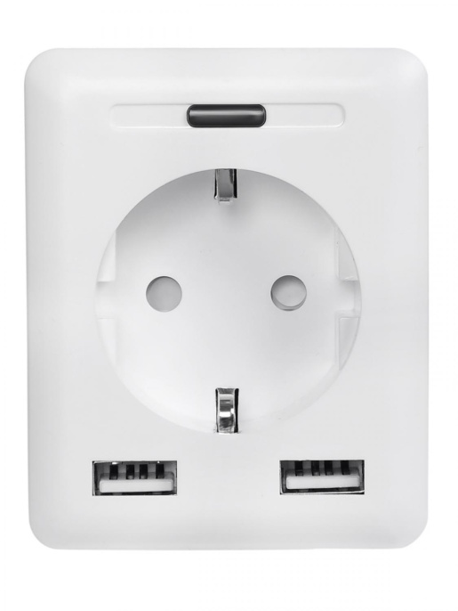 Умная розетка Digma 500 EU Wi-Fi белый [dpl500]