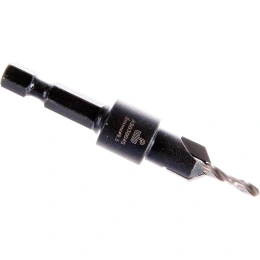 Зенковка оправка коническая со сверлом 3 мм, хвостовик HEX1/4 WPW AS03004S