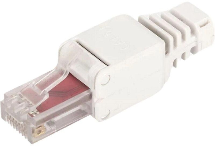 Коннектор Lanmaster LAN-TMP-S6A полев. RJ45 кат.6A STP бел.