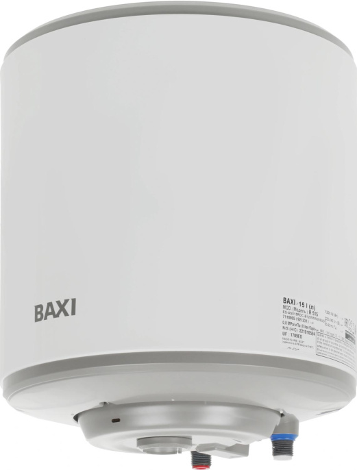 Водонагреватель BAXI R 515,  накопительный,  1.2кВт,  15л,  белый [a7110905]
