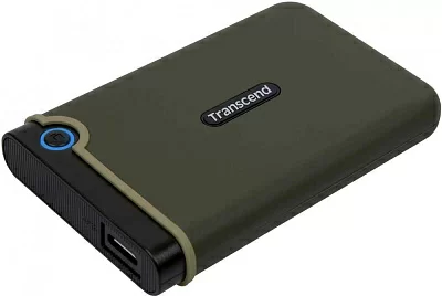 Жесткий диск Transcend USB 3.0 1Tb TS1TSJ25M3G StoreJet 25H3 (5400rpm) 2.5" зеленый
