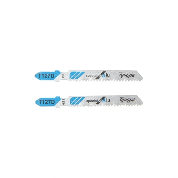 Пилки по цветным металлам 2 шт, 50х75x3 мм, HSS для лобзиков ТУНДРА 7347471