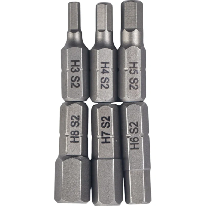 Набор бит HEX, 25 мм, 6 шт VIRA 303244