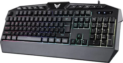 Клавиатура игровая CMGK-404 Crown (114 клавиш, Мембранная, Кнопки записи макросов, RGB настраиваемая)