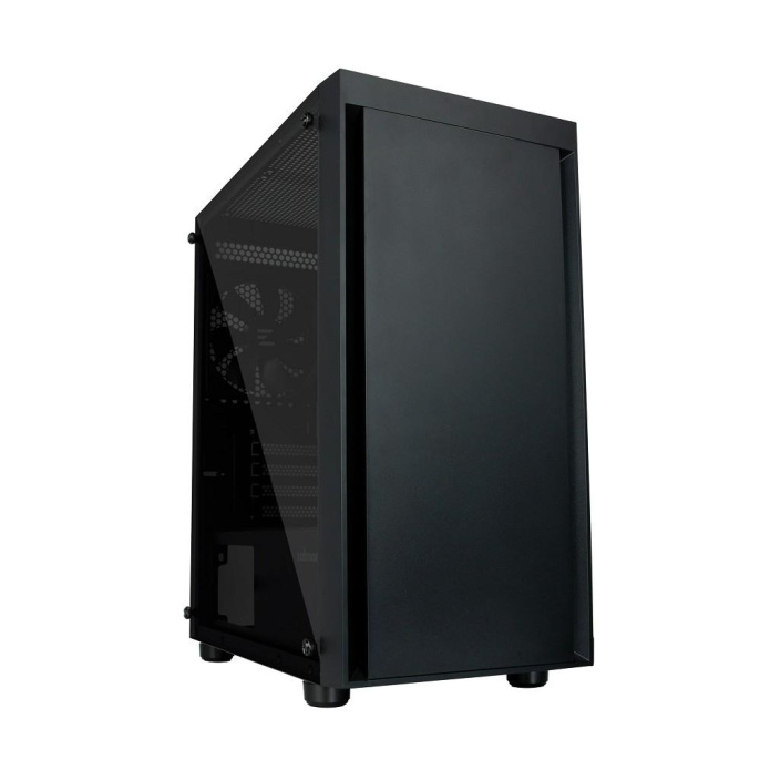 Корпус mATX Zalman ZM-T3 Plus, Mini-Tower, без БП,  черный