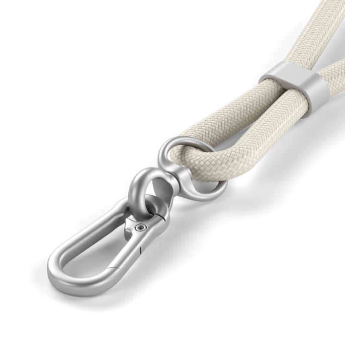 Зарядный кабель - ремень через плечо Satechi OntheGo Crossbody Lanyard Cable 60W. Длина: 1.5м. Цвет: песочный (ST-LOTGLW)