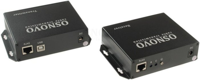 Переключатель KVM Osnovo TA-VKM/3+RA-VKM/3 (ver.2) 1xPC port