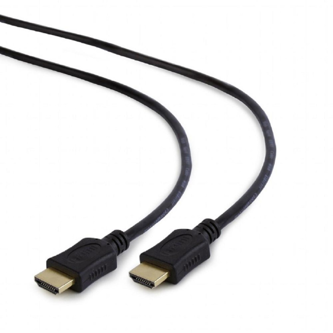 Bion Кабель HDMI v1.4, 19M/19M, 3D, 4K UHD, Ethernet, CCS, экран, позолоченные контакты, 1.8 м, черный [BXP-CC-HDMI4L-018]