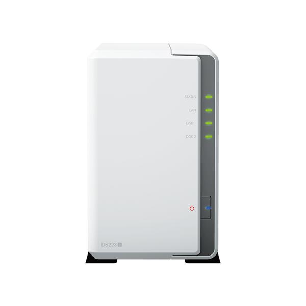 Сетевое хранилище NAS Synology DS223J 2-bay настольный RTD1619B