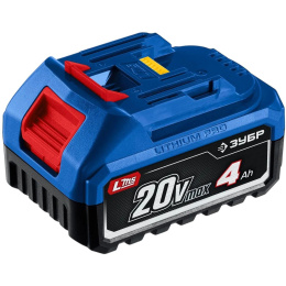 Батарея аккумуляторная Зубр Power PRO, 20В, 4Ач, Li-Ion [bp-p-20-4]
