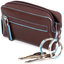Ключница Piquadro Blue Square, кожа натуральная, коричневый [pc4216b2/mo]